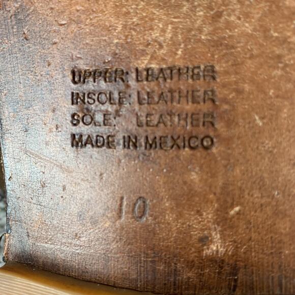 Free People X faryl robin Sandals Womens Size 10 Brown Leather Strappy Toe Loop - Picture 11 of 11